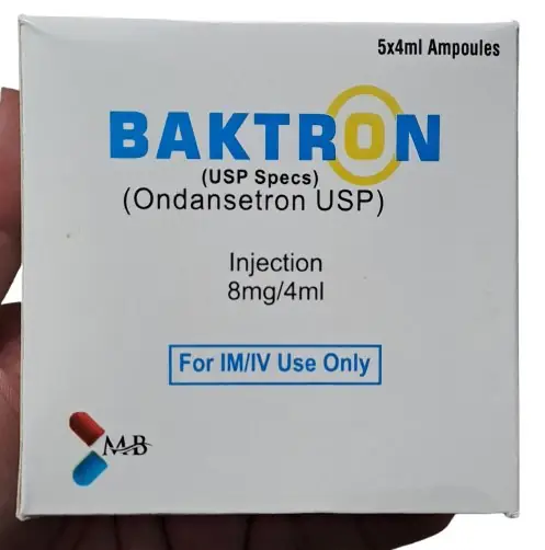Baktron Injection (Ondansetron USP) 8mg/4ml � 5�4ml Ampoules