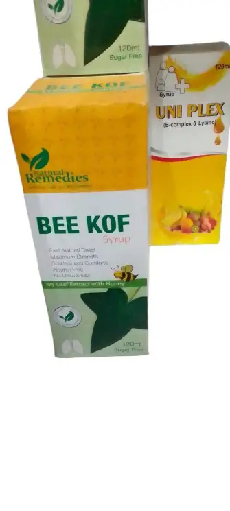 BEE KOF Syrup (Ivy Leaf Extract with Honey, Sugar Free, Alcohol Free) – 120 ml