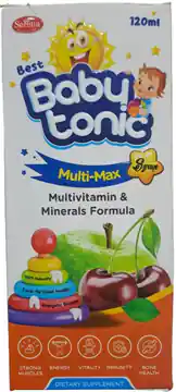 Best Baby Tonic Multi-Max Multivitamin & Minerals Formula Syrup – 120 ml