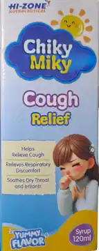 Chiky Miky Cough Relief Syrup – 120ml