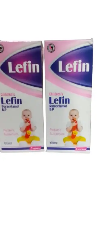 Children's Lefin (Paracetamol BP) Pediatric Suspension 60 ml