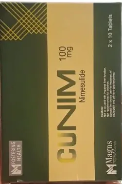 Cunim Nimesulide Tablets 100 mg – 20 Tablets Pack