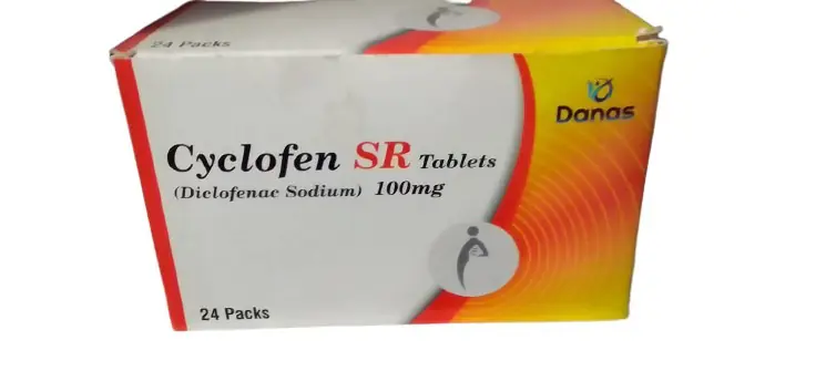 Cyclofen SR Tablets (Diclofenac Sodium) 100 mg – 24 Packs