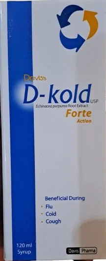 D-kold Echinacea purpurea Root Extract Forte Syrup - 120 ml