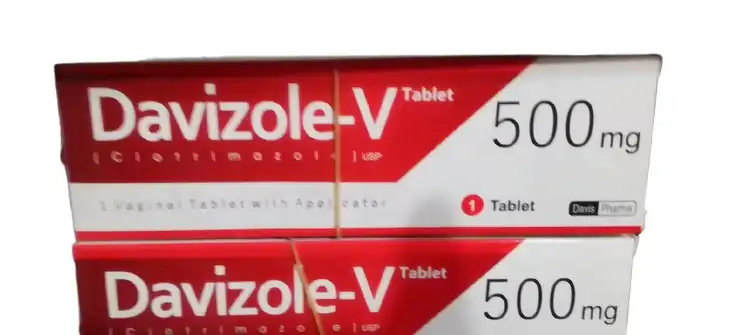 Davizole-V (Clotrimazole) 500 mg – 1 Vaginal Tablet with Applicator