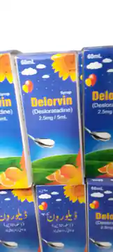 Delorvin Syrup (Desloratadine) 2.5 mg / 5 ml – 60 ml