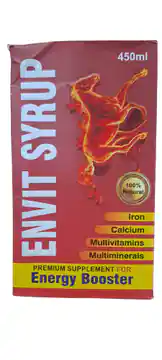 ENVIT SYRUP 450 ml Premium Supplement for Energy Booster