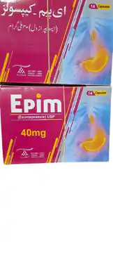 Epim Capsules (Esomeprazole) 40mg – 14 Capsules