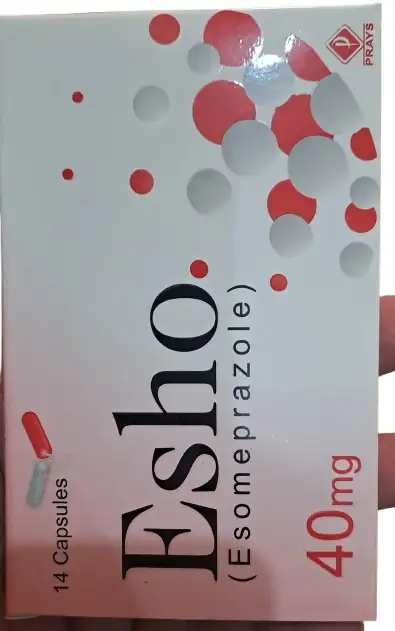 Esho Esomeprazole Capsules 40 mg – 14 Capsules Pack