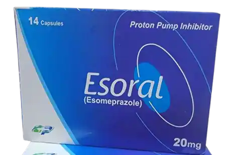 Esoral (Esomeprazole) 20 mg Capsules - 14 Capsules