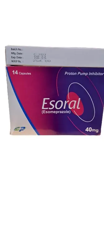 Esoral (Esomeprazole) 40 mg Capsules - 14 Capsules