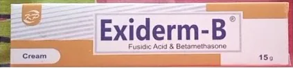 Exiderm-B Cream – 15g (Fusidic Acid + Betamethasone)