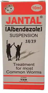 Jantal Albendazole Oral Suspension 200 mg / 5 ml � 10 ml Bottle