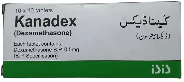 Kanadex (Dexamethasone) 0.5 mg – 100 Tablets (10x10's)