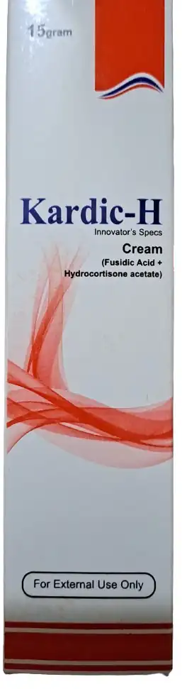 Kardic-H Cream (Fusidic Acid + Hydrocortisone Acetate) – 15 gram