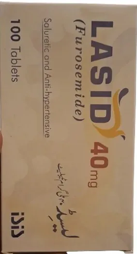 LASED (Furosemide) 40 mg Tablets - 100 Tablets - Saluretic and Anti-hypertensive