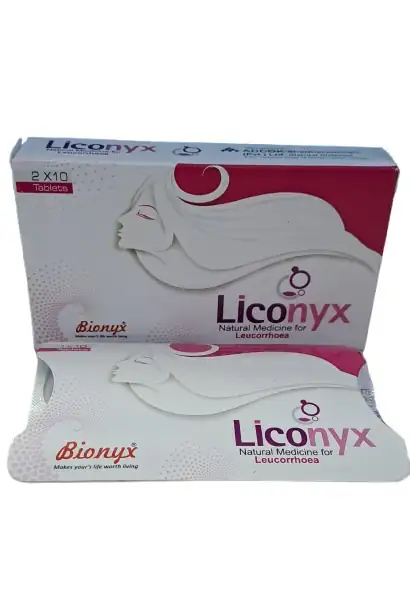 Liconyx Natural Medicine for Leucorrhoea – 20 Tablets (2x10's)