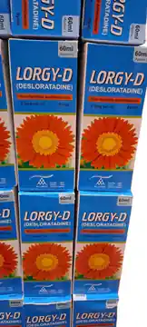 LORGY-D (Desloratadine) 0.5 mg per ml Syrup - 60 ml - Non-Sedative Antihistamine
