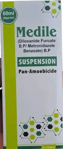 Medile Suspension 60 ml (Diloxanide Furoate + Metronidazole Benzoate)