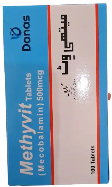 Methyvit Mecobalamin Tablets 500 mcg – 100 Tablets Pack