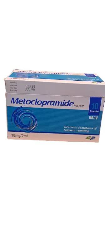 Metoclopramide 10 mg/2 ml Injection - 10 Ampoules