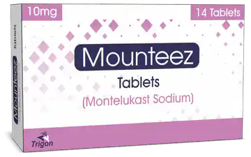 mounteez (Montelukast Sodium) 10 mg 14 Tablets