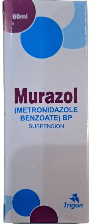 Murazol (Metronidazole Benzoate) Suspension - 60 ml