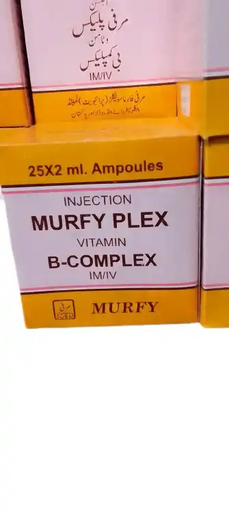 MURFY PLEX Vitamin B-COMPLEX Injection IM/IV � 25 Ampoules (2 ml x 25 Amp)