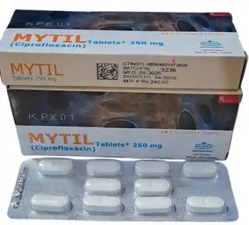 MYTIL (Ciprofloxacin) 250 mg – 10 Film Coated Tablets