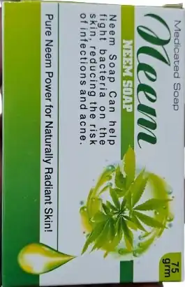 Neem Medicated Soap Pure Neem Power – 75 gm