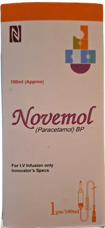 Novemol (Paracetamol) BP 1 gm/100 ml - For I.V Infusion only