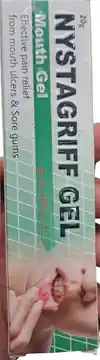 NYSTAGRIFF GEL Mouth Gel – 20g (Effective pain relief from mouth ulcers & sore gums)
