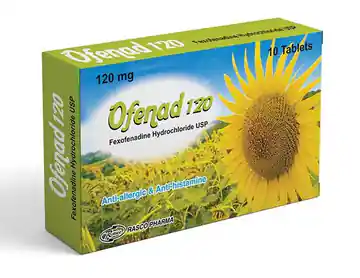 Ofenad 60 (Fexofenadine Hydrochloride USP) 60 mg – 10 Tablets