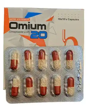 Omimum 20 Omeprazole 20 mg Capsules - 10 x 10 Capsules