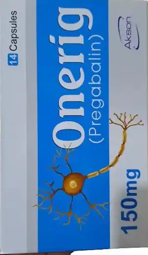 Onerig (Pregabalin) 150 mg – 14 Capsules