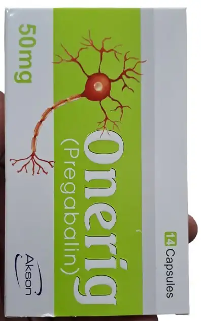 Onerig (Pregabalin) 50 mg – 14 Capsules