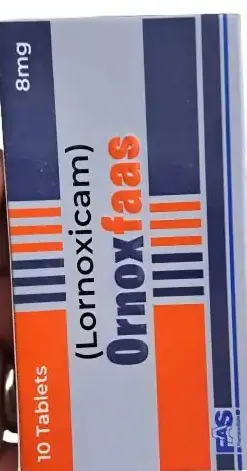 Ornoxfaas (Lornoxicam) 8 mg – 10 Tablets