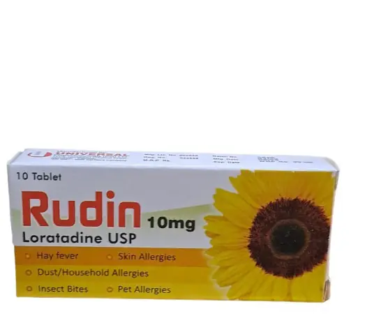 Rudin Loratadine Tablets 10 mg – 10 Tablets Pack