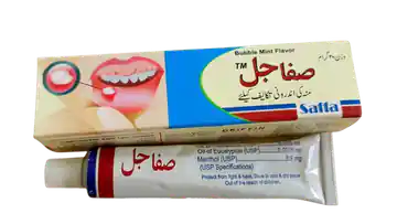 Safagel Pain Relieving Mouth Gel - 20 gm - Bubble Mint Flavor