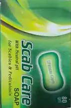 Scab Care Soap with Neutral pH for Scabies & Pediculosis – 80 gm