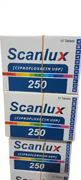 Scanlux Tablets (Ciprofloxacin USP) 250mg � 10 Tablets