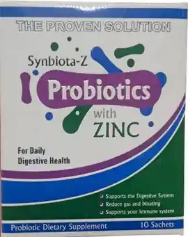 Synbiota-Z Probiotics with Zinc Dietary Supplement – 10 Sachets