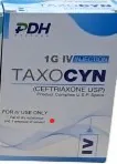 TAXOCYN (Ceftriaxone USP) 500 mg / 250 mg / 1G IM/IV Injection Vials