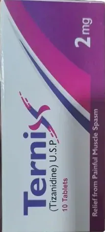Ternis (Tizanidine U.S.P.) 2 mg – 10 Tablets