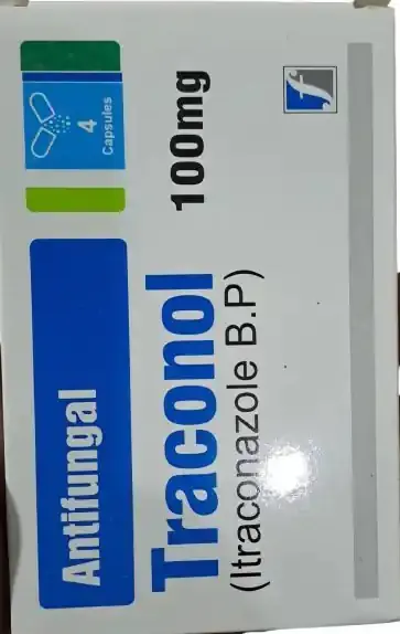 Traconol Capsules (Itraconazole BP) 100mg – 4 Capsules