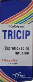 TRICIP (Ciprofloxacin) Infusion 200 mg / 100 ml