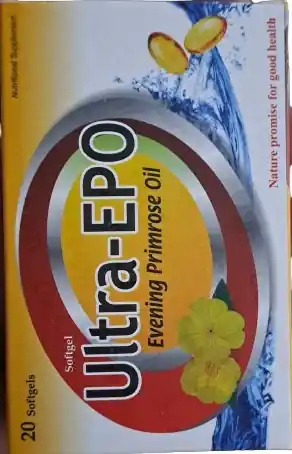 Ultra-EPO Softgels (Evening Primrose Oil) – 20 Softgels
