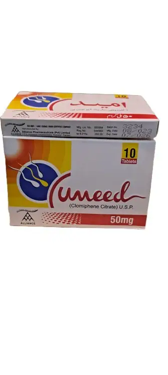 Umeed (Clomiphene Citrate) 50 mg Tablets - 10 Tablets