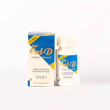 Zahi Cal-D (Calcium + Vitamin-D) Tablets - 30 Tablets - Advanced Calcium Supplement Formula