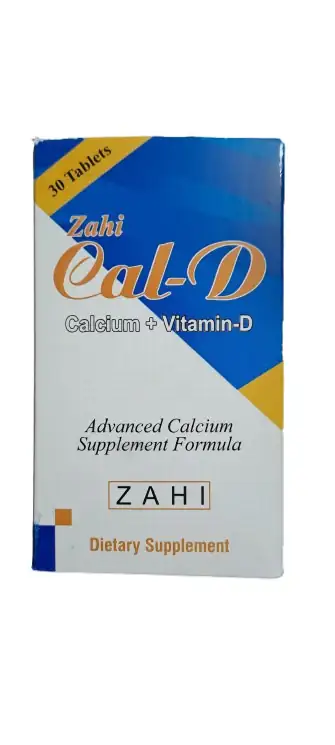 Zahi Cal-D Calcium + Vitamin-D Tablets - 30 Tablets